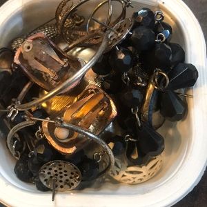 LARGE LOT OF Vintage earrings!